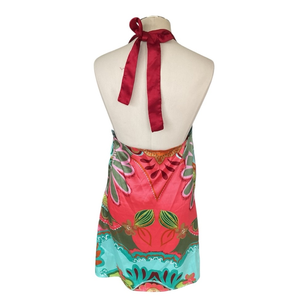 Wet Seal Halter Dress Floral Boho Print Size S - Picture 3 of 5